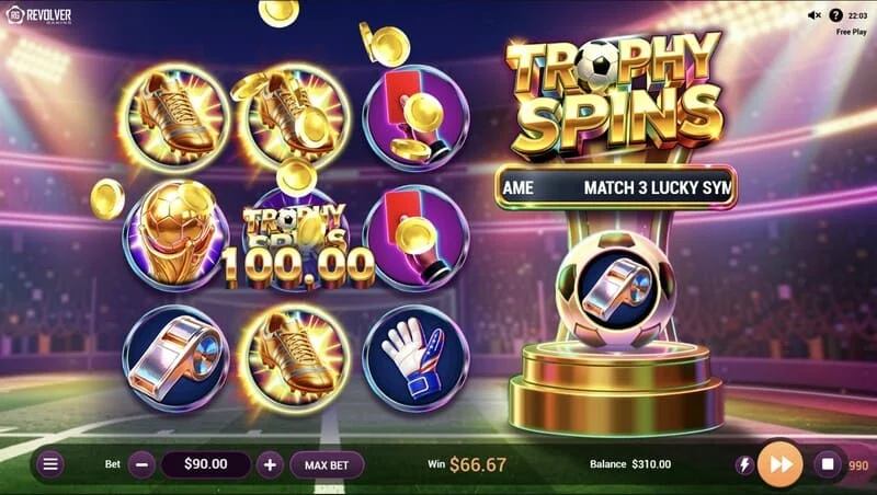 Trophy Spins World Cup 26 - multipliers payout in Baller Bonus